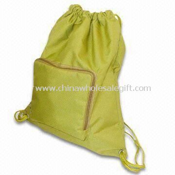 Water-proof Promotional Drawstring Bag Made of 210D Nylon or Polyester