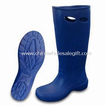 Womens Rain Boots with Slip-resistant and Non-marking Soles
