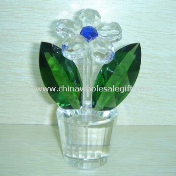 Crystal blomstervase