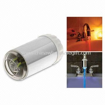 Água brilho LED Faucet Light com Sensor de temperatura