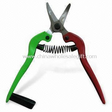 Garden Scissor with Carbon Steel/Plastic Anti-slip Handle