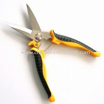 Gardening Scissors with Plastic and Rubber Handle
