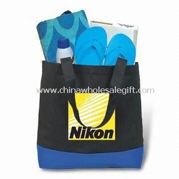 Canvas Beach Bag, Ideal for Shopping, Files/Documents, and Beach Towels