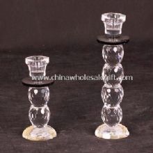 Crystal Candle Holders with Two Sets Available in Clear images