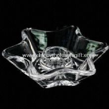 Crystal Glass Holder for Stick Candles images