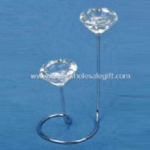 Crystal/Metal Holder Suitable for Two Candles images