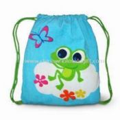 Beach Towel Bag with Cute Frog Design Made of 100% Cotton Velour images