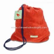 Asciugamano da spiaggia con borsa morbida fatta di 100% cotone Velour images