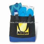 Canvas Beach Bag, Ideal for Shopping, Files/Documents, and Beach Towels images