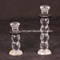 Jelas Crystal Candle Holders dengan dua set tersedia di small picture