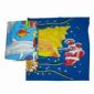 Velours imprimé serviette de plage avec sac small picture