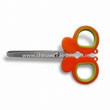 4-inch Small Rubber Grip Scissors with ABS/TPR Handle