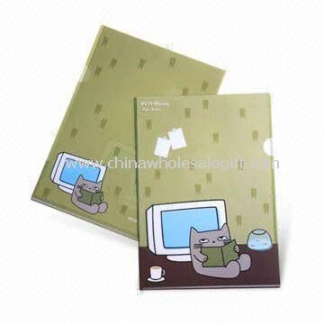 Cartoon Design File Folders for A4 Size Documents with UV Offset Printing