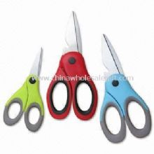 Stainless Steel Kitchen Scissors with PP/TPR Handle and Matte Finish images