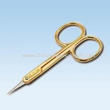 Golden Cuticle Scissors Made of Quality Materials