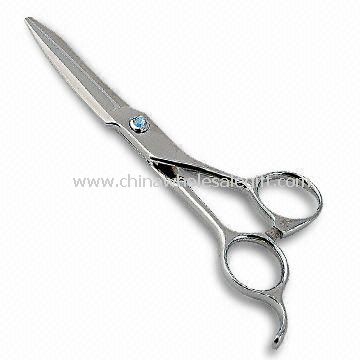 Hair Scissor with Fine Polish Surface Convex Edge with Hardness 57 to 60 HRC