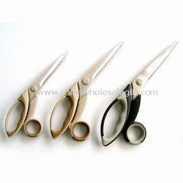 Office Scissors with Plastic and Rubber Handle