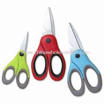 Stainless Steel Kitchen Scissors with PP/TPR Handle and Matte Finish