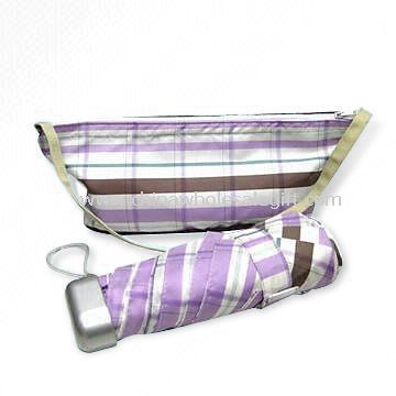 Umbrella Bag with Zipper and Plastic Handle Made of Polyester