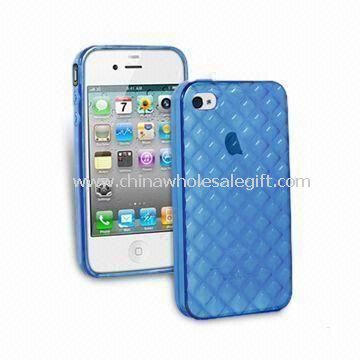 Case for iPhone 4 Made of TPU Customized Logos Accepted