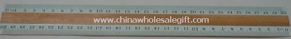 Double Scale Wood Ruler