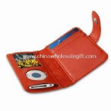 Housse en cuir Portefeuille pour iPod Nano 4ème génération protège votre iPod contre les rayures et bosses images
