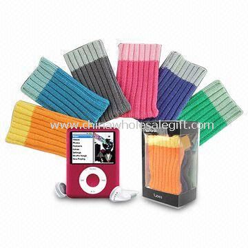 iPod NANO cas Sock 3G avec un design chic, fait de coton, acrylique et nylon