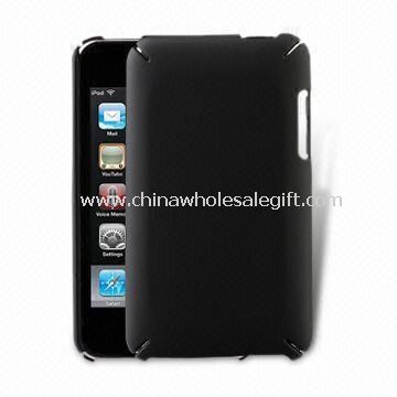 Rubberized Plastic Case for iPod Touch G3 and iPod Touch G2 Made of PC Material