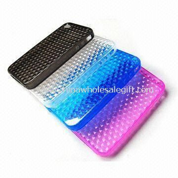 TPU Case with Diamond Pattern for iPhone 4G