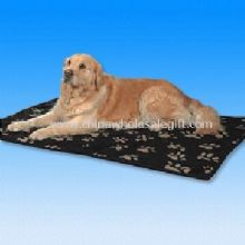 Dog Fleece Blanket with Paw Printing images