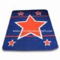 Coperta in pile con cucitura Zig e stampa personalizzata small picture