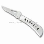 Pocket Knife with Aluminum Handle Suitable for Backpacking, Hiking, Camping, and Boating images