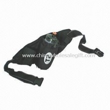 Bolso de cintura con dos bolsillos de laterales de cierre de Velcro, de PVC 600D images
