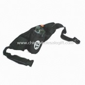 Sports Waist Bag with Two Velcro Closure Side Pockets, Made of 600D PVC images