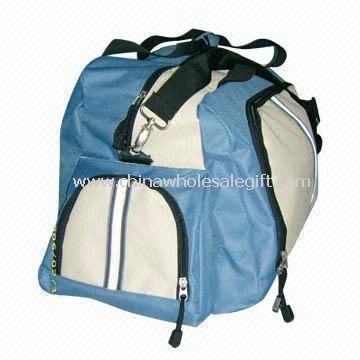 Voyage polyester ou sacs polochon avec deux poche de côté en forme de U
