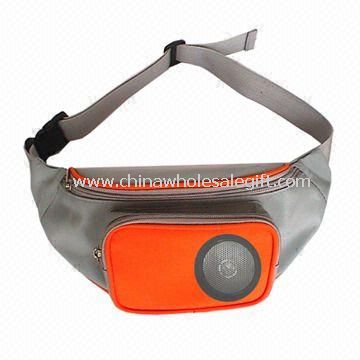 Waist Bag with One Front Radio Speaker Pocket