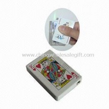 Větruodolný zapalovače s kresbou tištěné Poker images