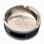 Round Ashtray with Delicate Logo in Different Colors images