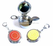 Stainless steel pocket key ashtray images