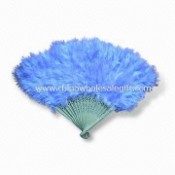 Hand Fan, Made of Feather, Available in Different Colors images