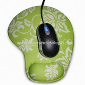 Mouse Pad Wrist Descanse com capa em tecido e Gel images