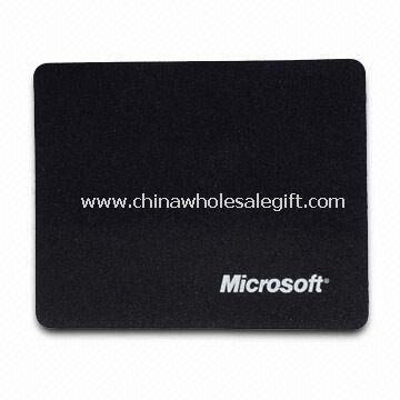 Promosi Mouse Pad dengan Silkscreen Logo percetakan, terbuat dari Neoprene dan kain