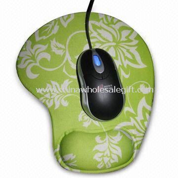 Mouse Pad Wrist Descanse com capa em tecido e Gel