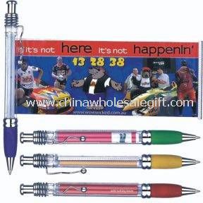 القلم لافتة ترويجية