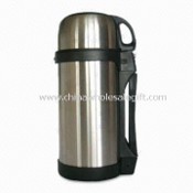 Vacuum Mug/Flask with Rubber Handle, Available in Various Sizes, Can be Easily Cleaned images