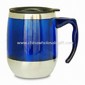 Auto Mug with Stainless Steel, with Skid-proof Bottom and Durable Handle small picture
