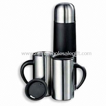 Vacuum Flask Set, Made of Stainless Steel, Various Capacities are Available