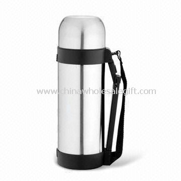 Vacuum Flask with Durable Handle, Can be Used as Bowl Cup for Water