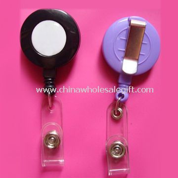 Badge Reel and Retractable Badge Holder, Customized Logo is Welcome