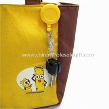 Retractable Plastic Pull Reel, Can be Used as Keychain Holder images